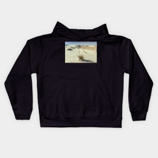 White Sand Landscape Kids Hoodie